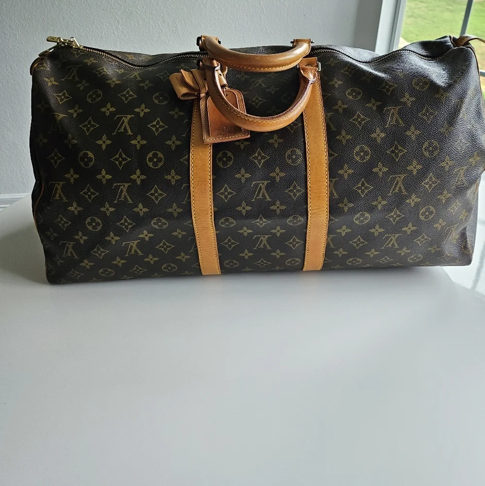 Louis Vuitton Keepall 55 Travel Bag